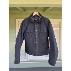 ButterScotch x Vanson - Territory Jacket - Black Waxed Canvas - size Large